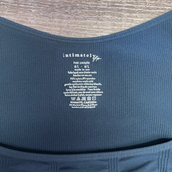 Free People Intimates Textured Crop - Picture 2 of 7